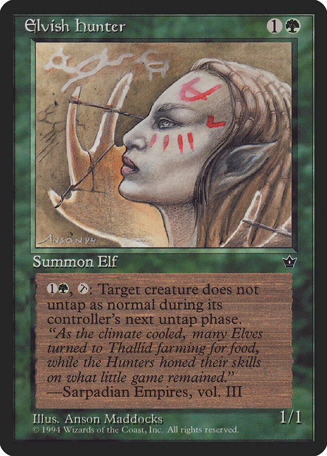 Elvish Hunter card front