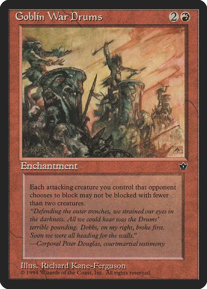 Goblin War Drums card front