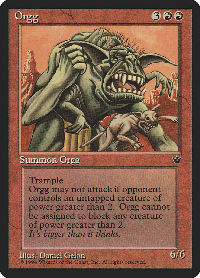 Orgg card front