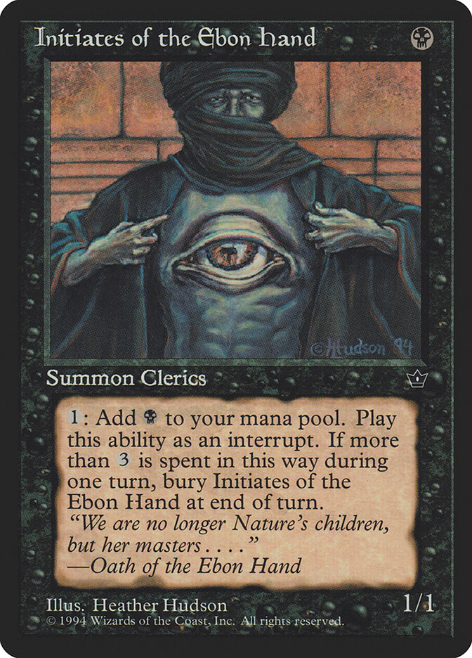 Initiates of the Ebon Hand card front