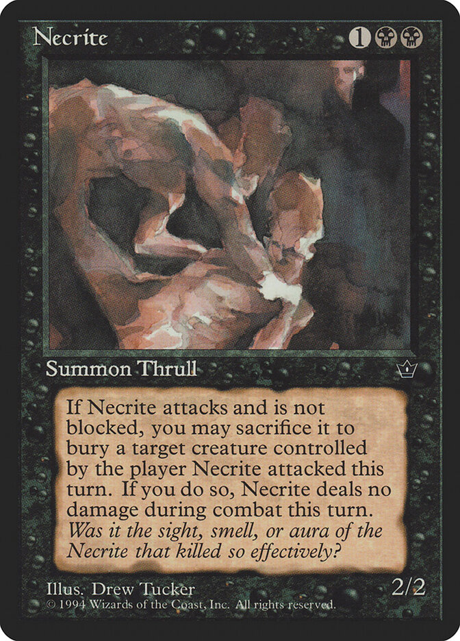 Necrite card front