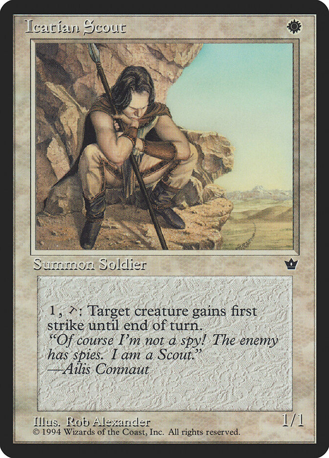 Icatian Scout card front