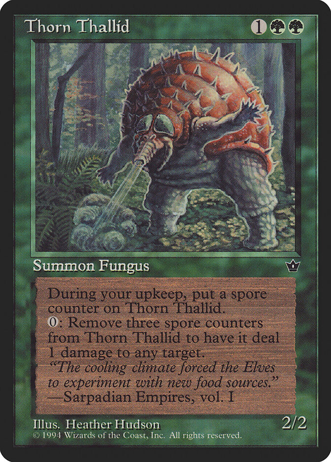 Thorn Thallid card front