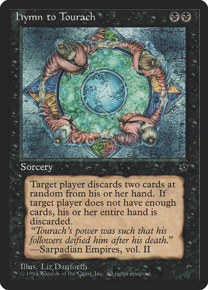 Hymn to Tourach card front