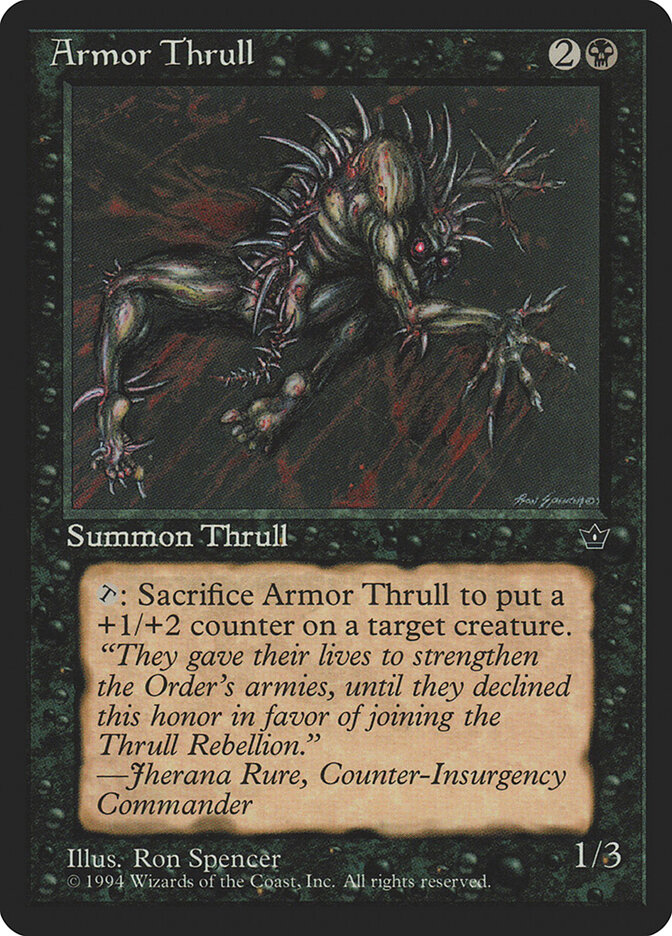 Armor Thrull card front