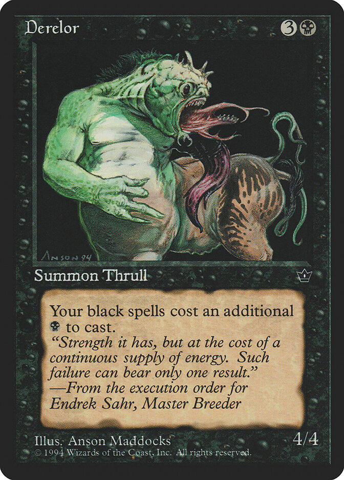 Derelor card front