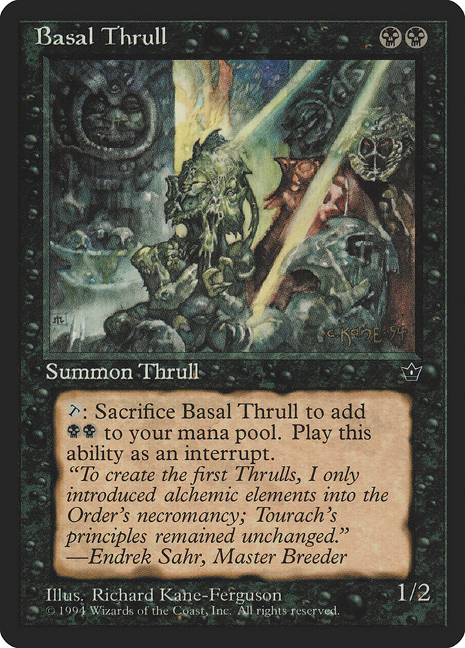 Basal Thrull card front