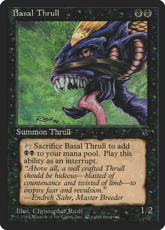 Basal Thrull card front
