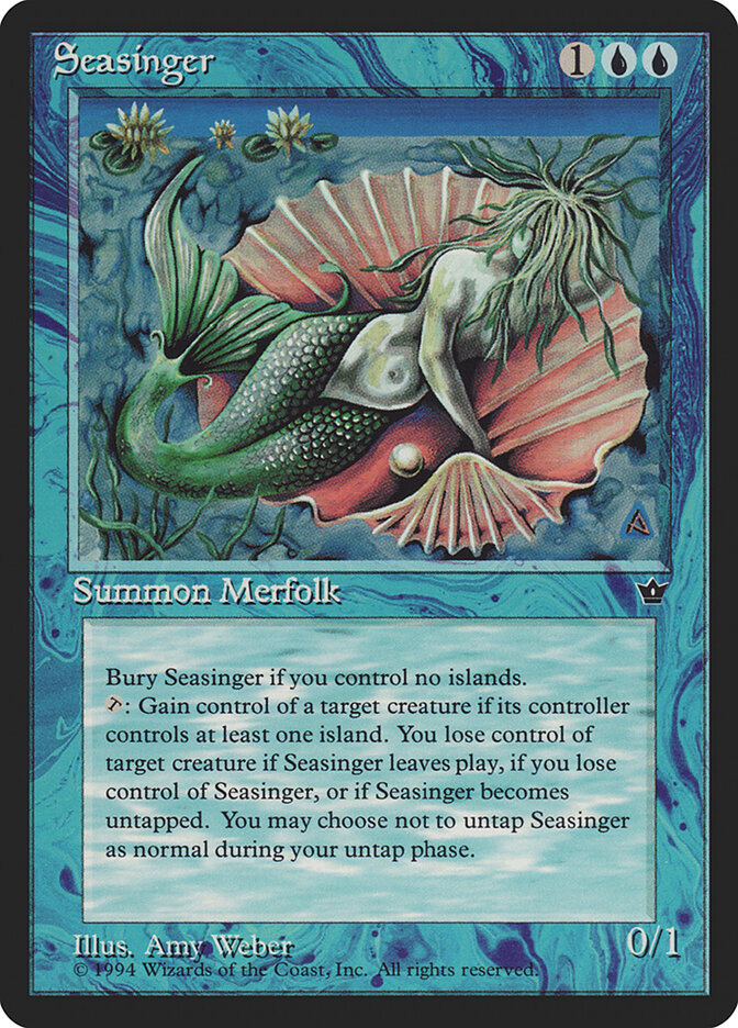 Seasinger card front