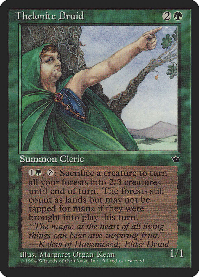 Thelonite Druid card front