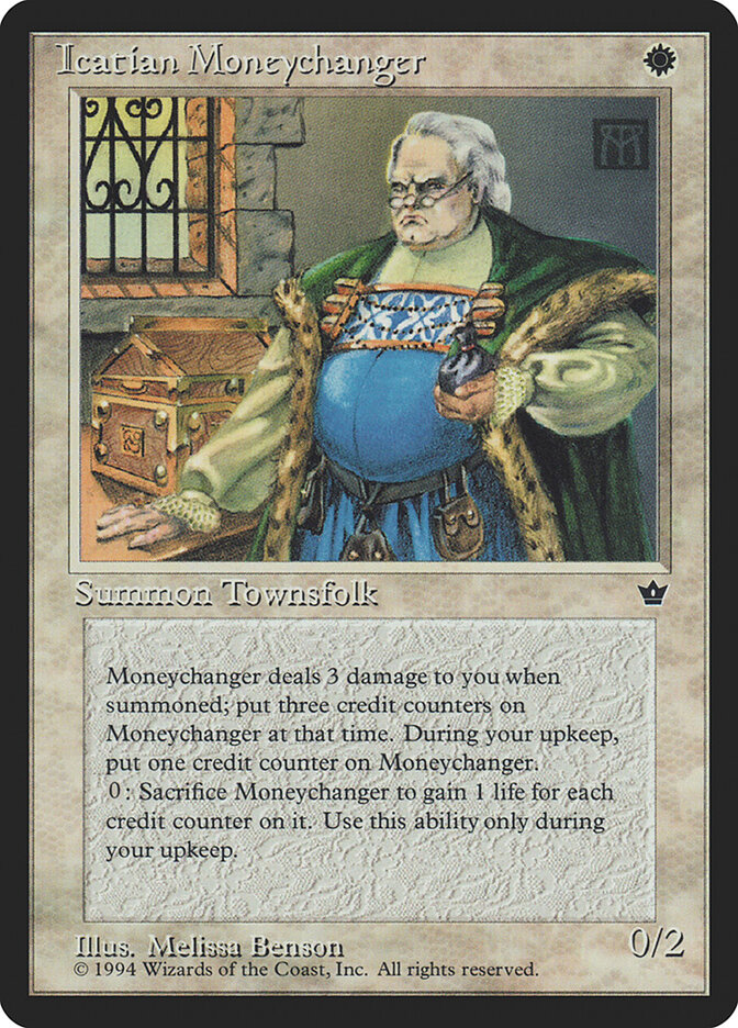 Icatian Moneychanger card front