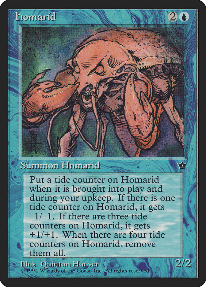 Homarid card front
