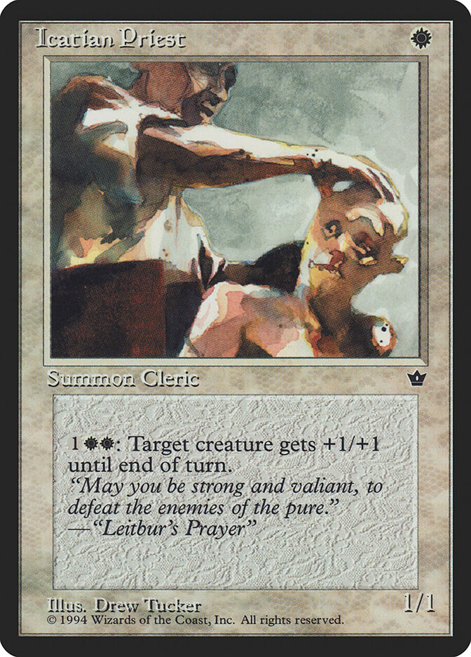 Icatian Priest card front