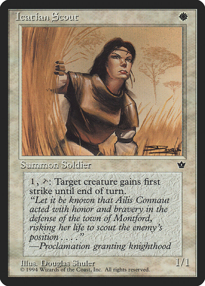 Icatian Scout card front