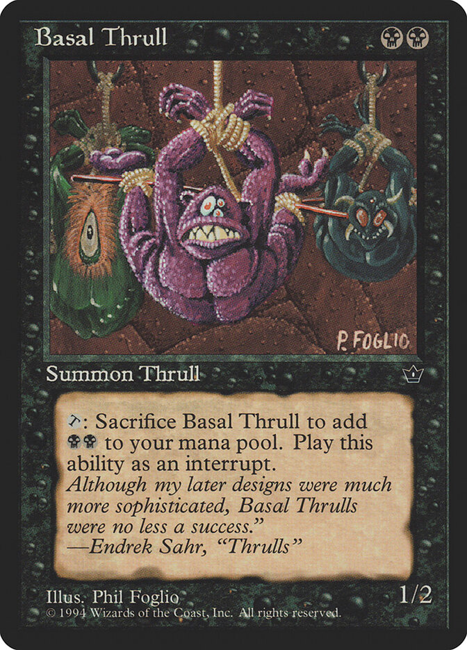 Basal Thrull card front