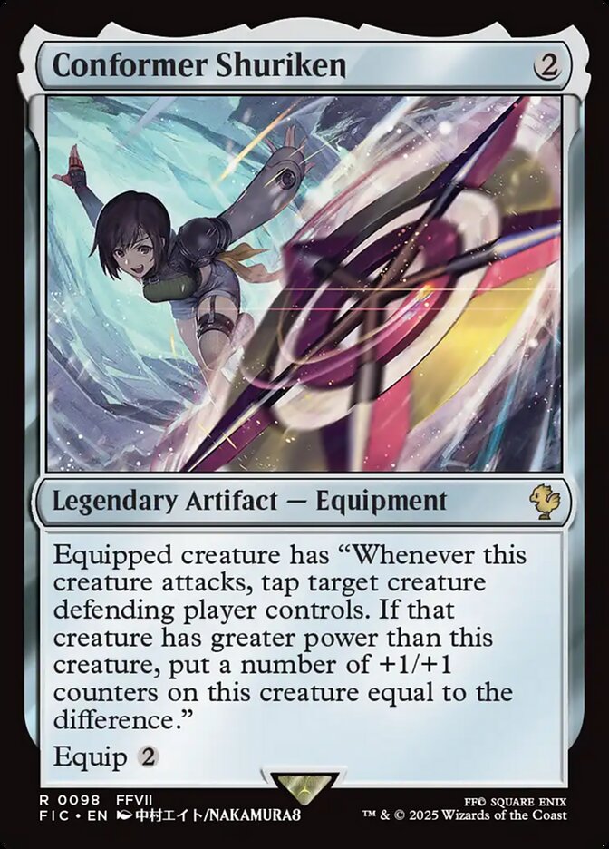 Conformer Shuriken card front