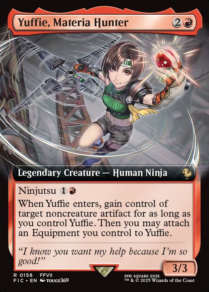 Yuffie, Materia Hunter card front