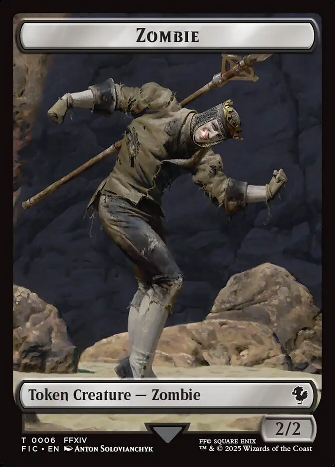 Zombie card front