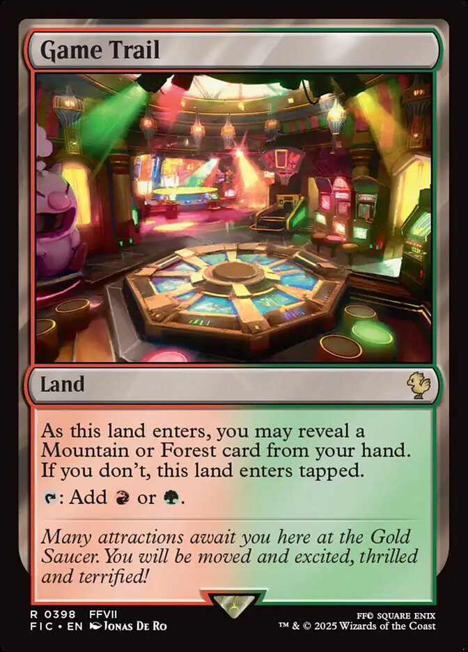 Game Trail card front