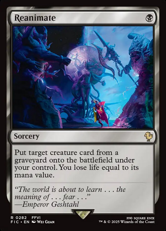 Reanimate card front