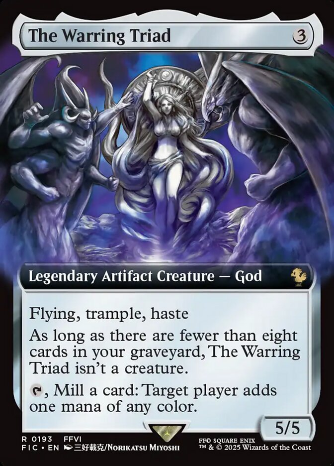 The Warring Triad card front