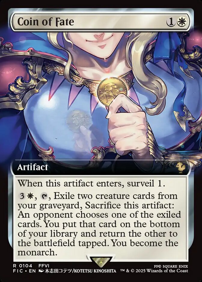 Coin of Fate card front
