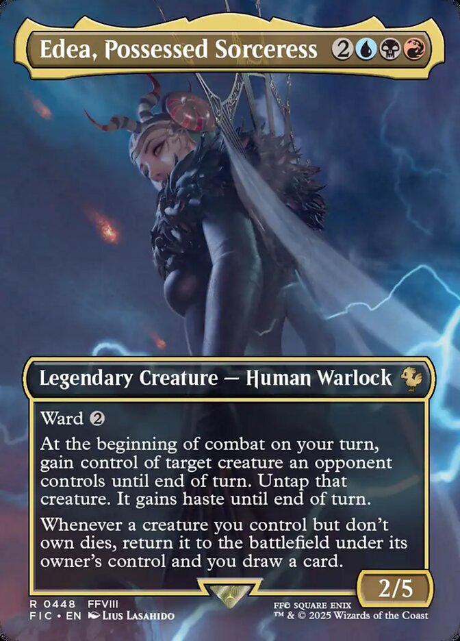 Edea, Possessed Sorceress card front