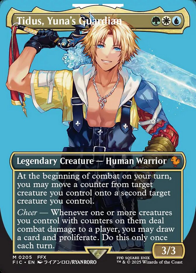 Tidus, Yuna's Guardian card front