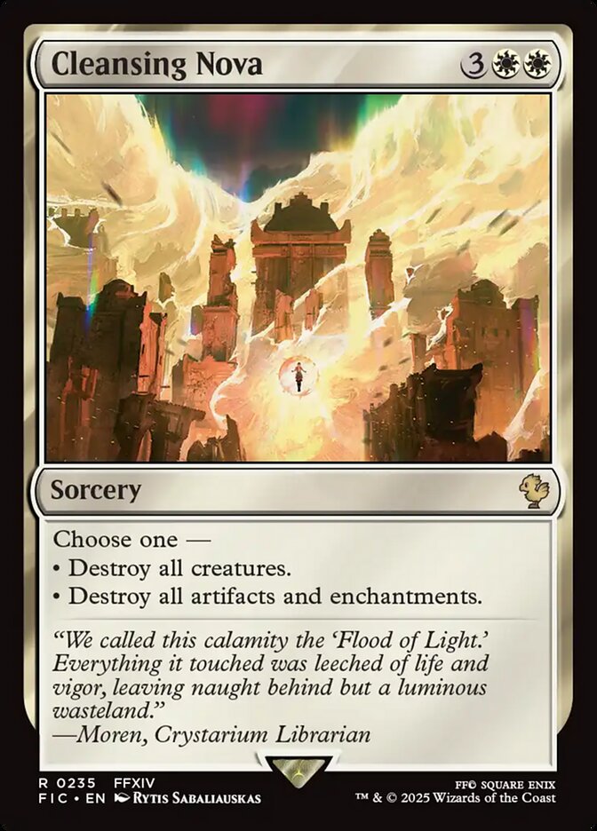 Cleansing Nova card front