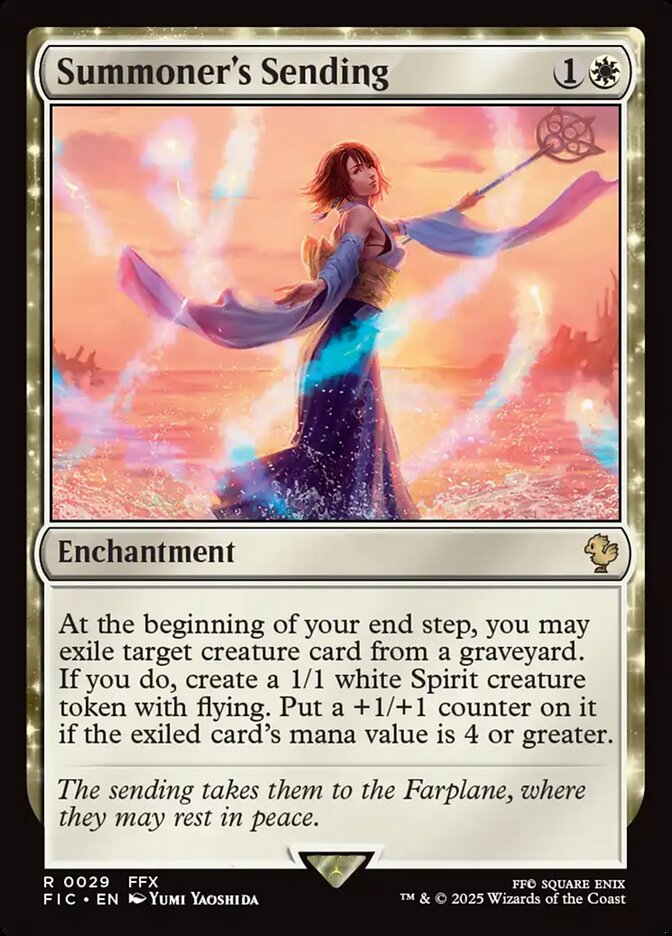 Summoner's Sending card front
