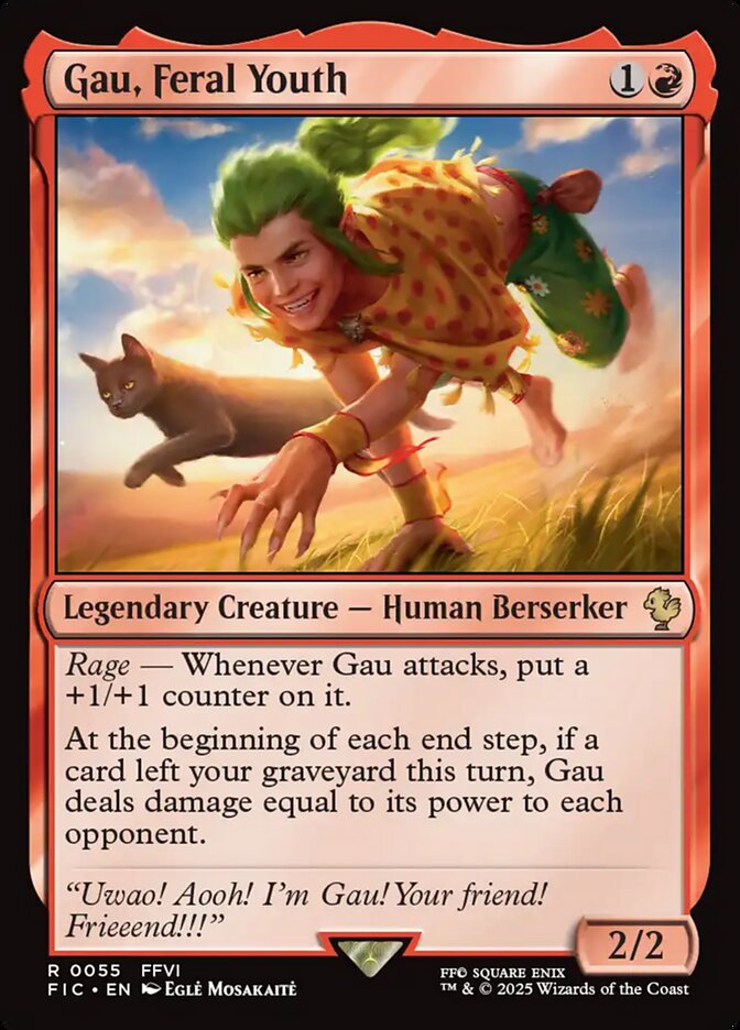 Gau, Feral Youth card front