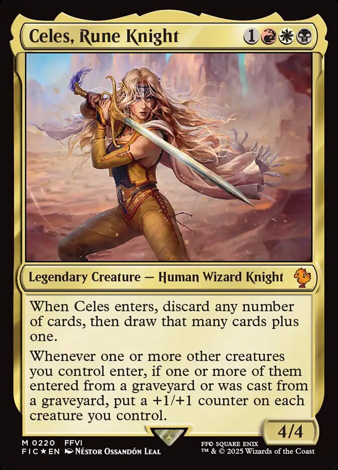 Celes, Rune Knight card front