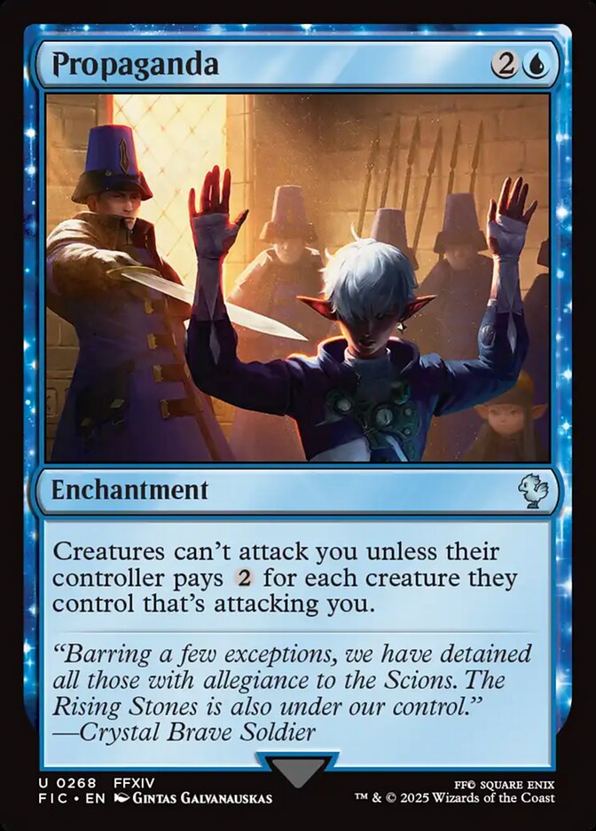 Propaganda card front