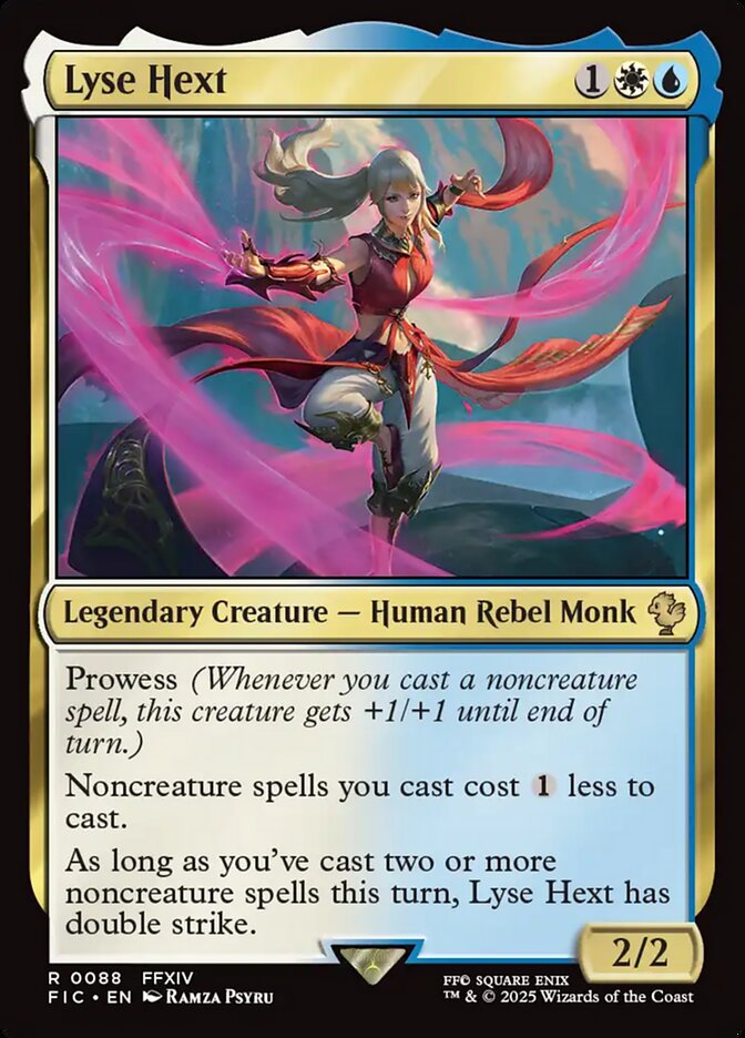 Lyse Hext card front