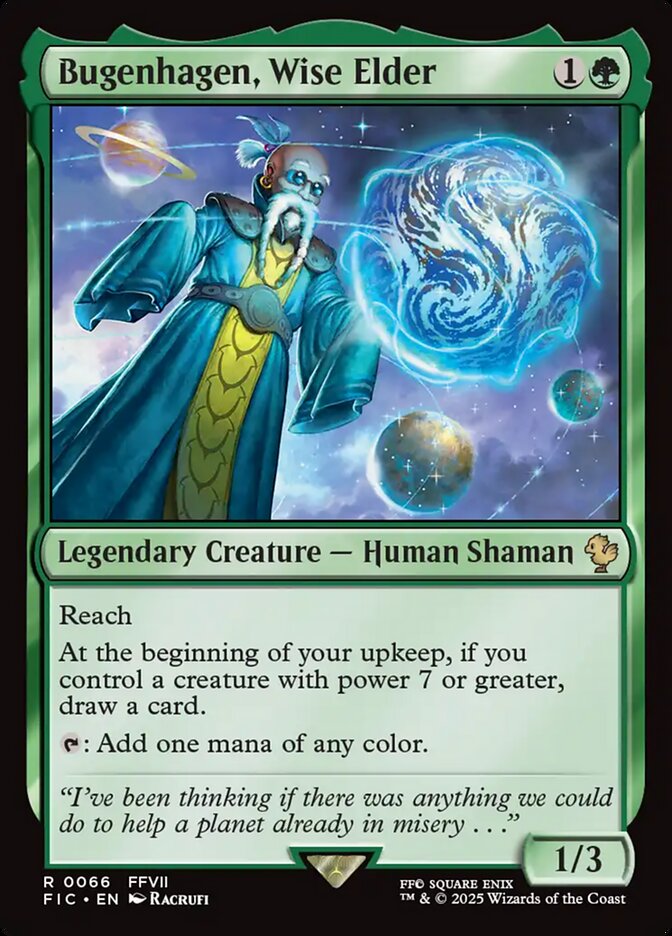 Bugenhagen, Wise Elder card front