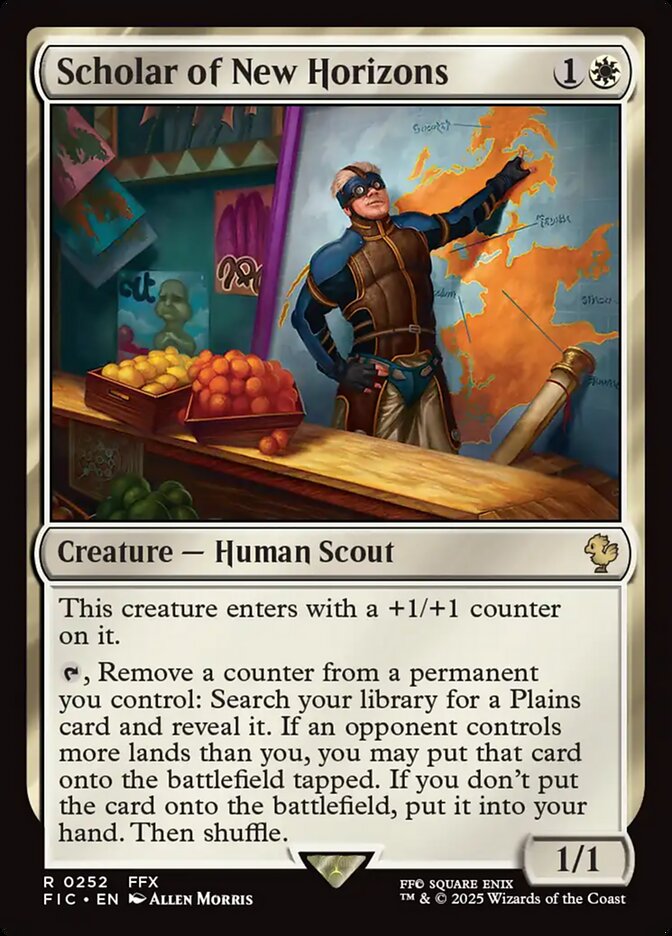Scholar of New Horizons card front