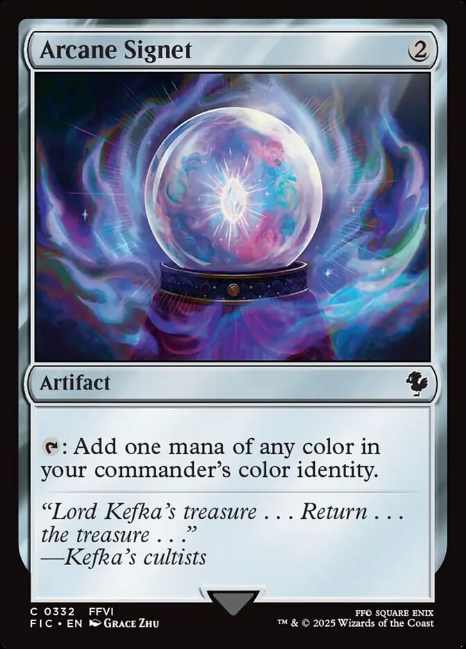Arcane Signet card front