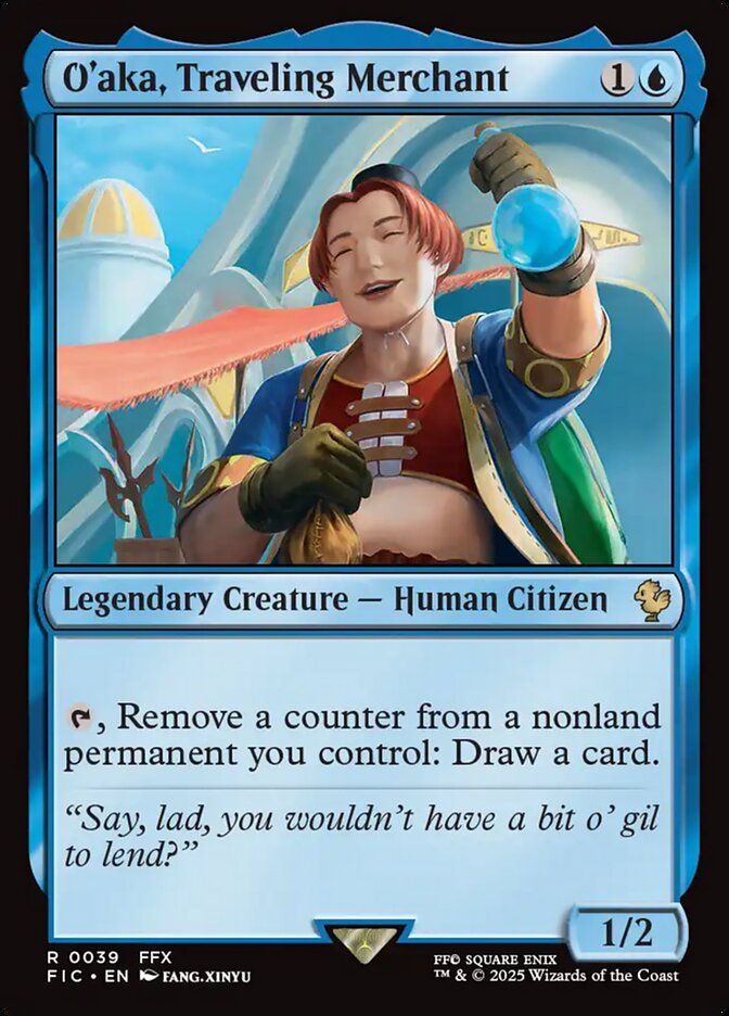 O'aka, Traveling Merchant card front