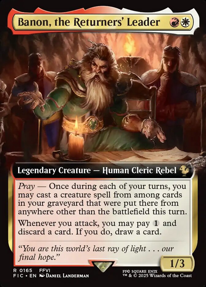 Banon, the Returners' Leader card front