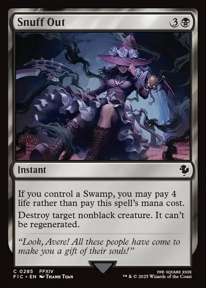 Snuff Out card front