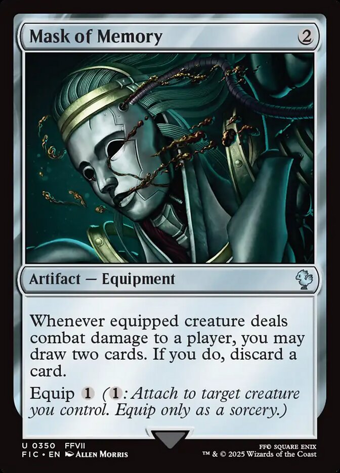 Mask of Memory card front