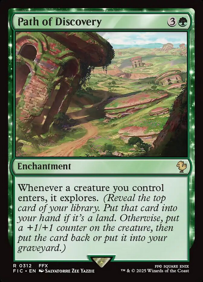 Path of Discovery card front