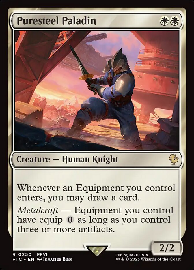 Puresteel Paladin card front