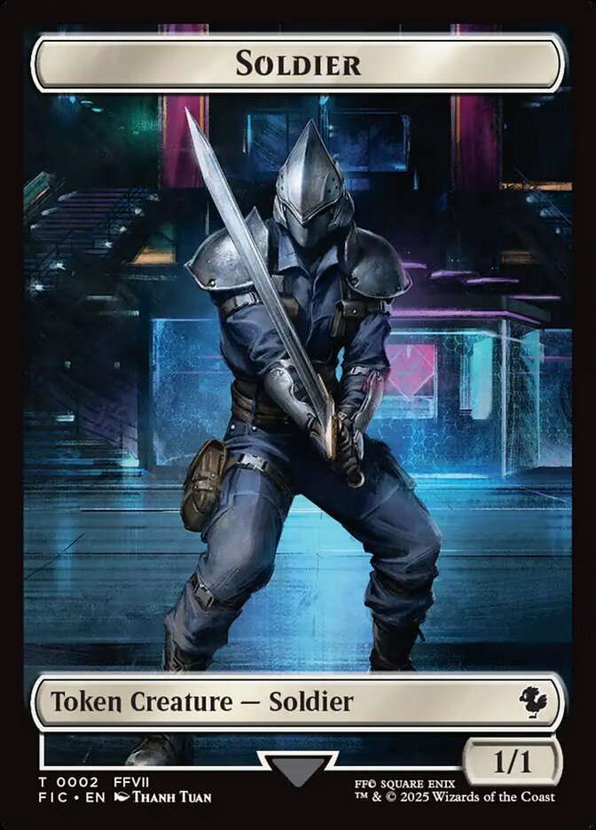 Soldier card front