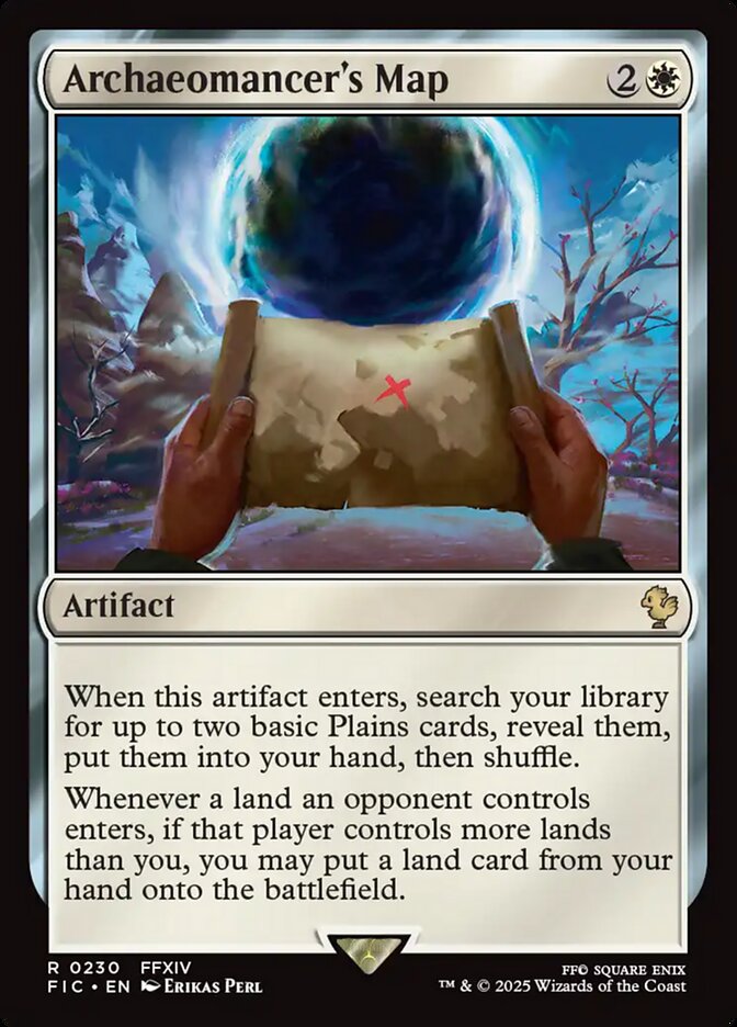Archaeomancer's Map card front
