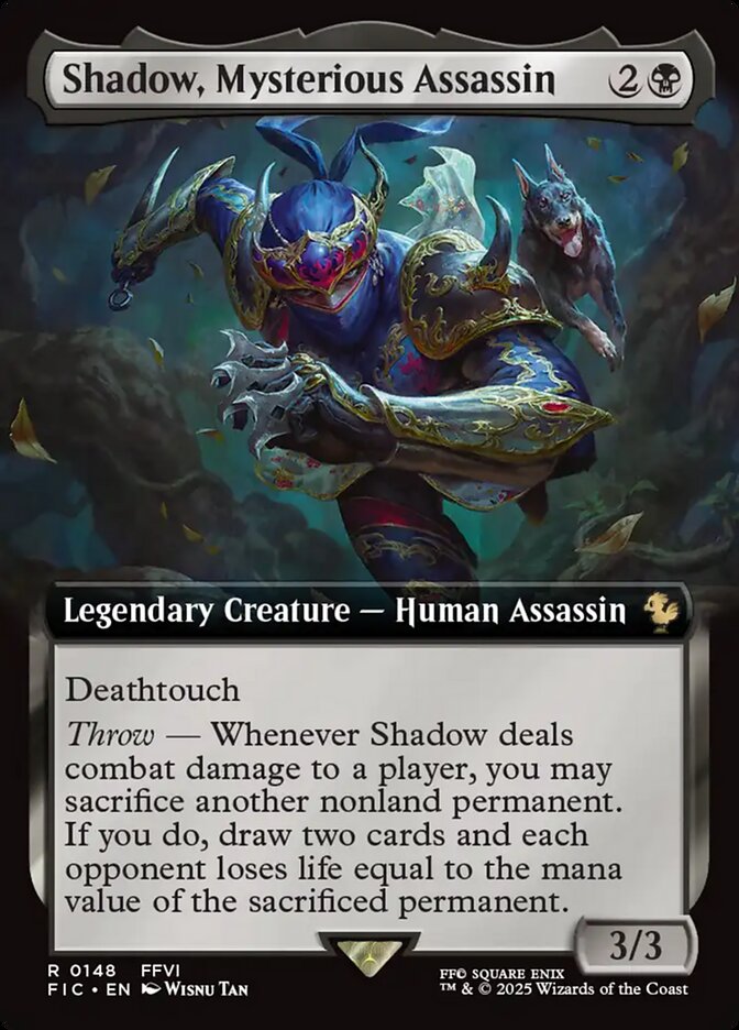 Shadow, Mysterious Assassin card front