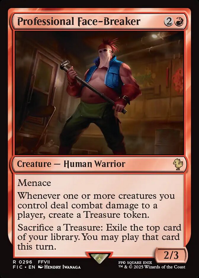Professional Face-Breaker card front