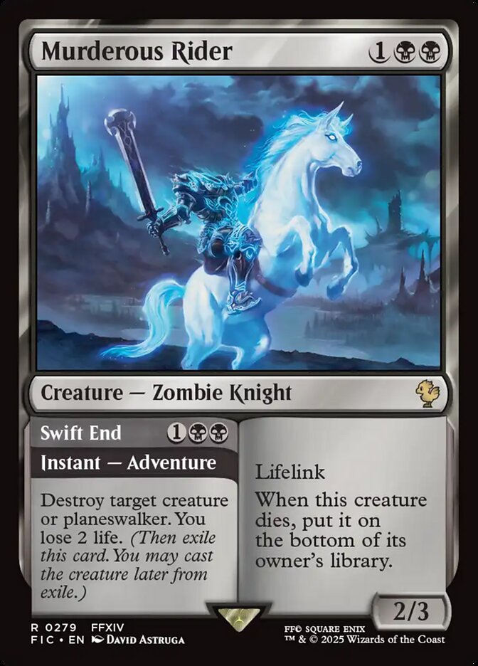 Murderous Rider card front