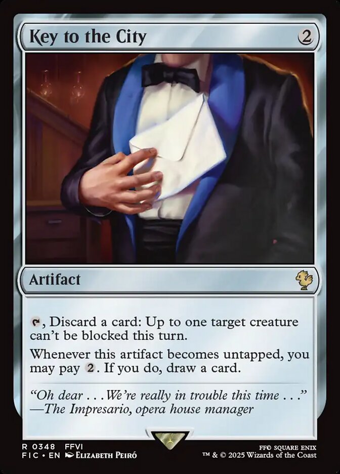 Key to the City card front