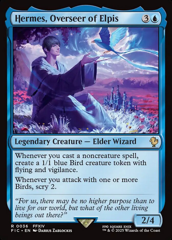 Hermes, Overseer of Elpis card front